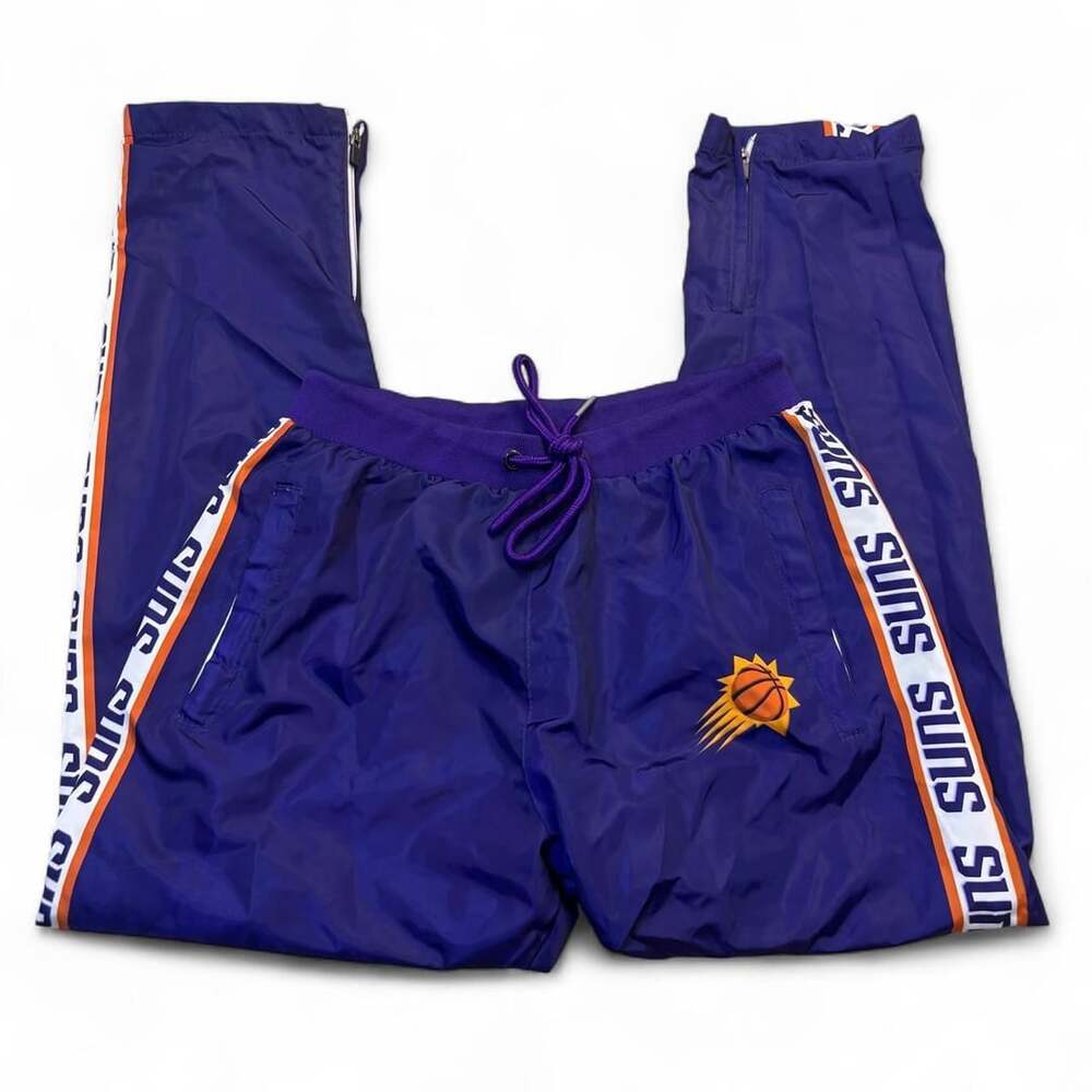 Twin Vision Phoenix Suns Track Pants Warmup Joggers Purple Size S